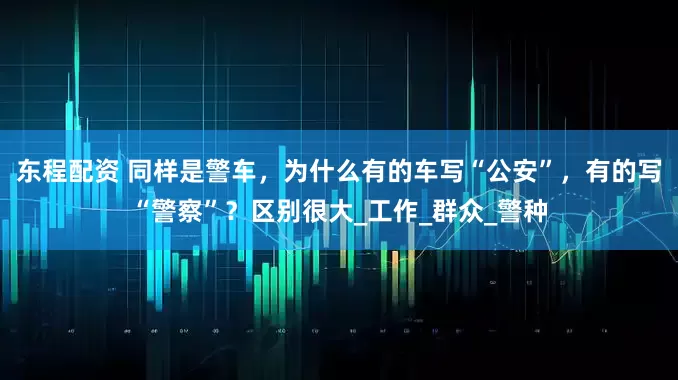 东程配资 同样是警车，为什么有的车写“公安”，有的写“警察”？区别很大_工作_群众_警种